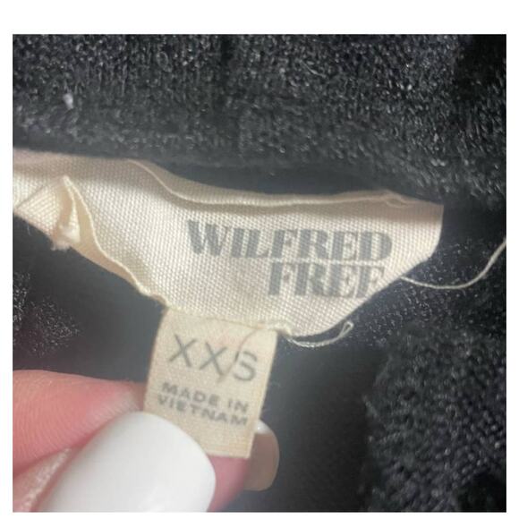 Aritzia Wilfred Free Dress Women XXS Black Flowy Stretch Comfort Beachy Festival - Picture 2 of 9